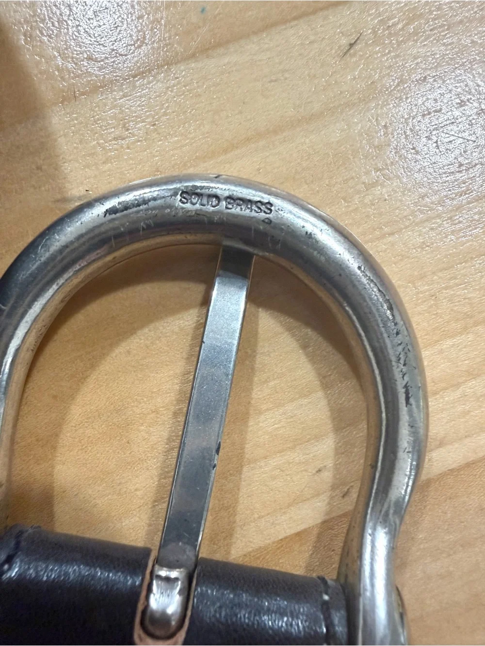 Eddie Bauer Genuine Leather Belt – Made in USA – Size M